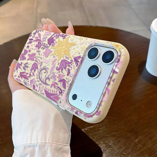 Handyhülle für iPhone 17 Pro Max mit Retro Blumen Design 10