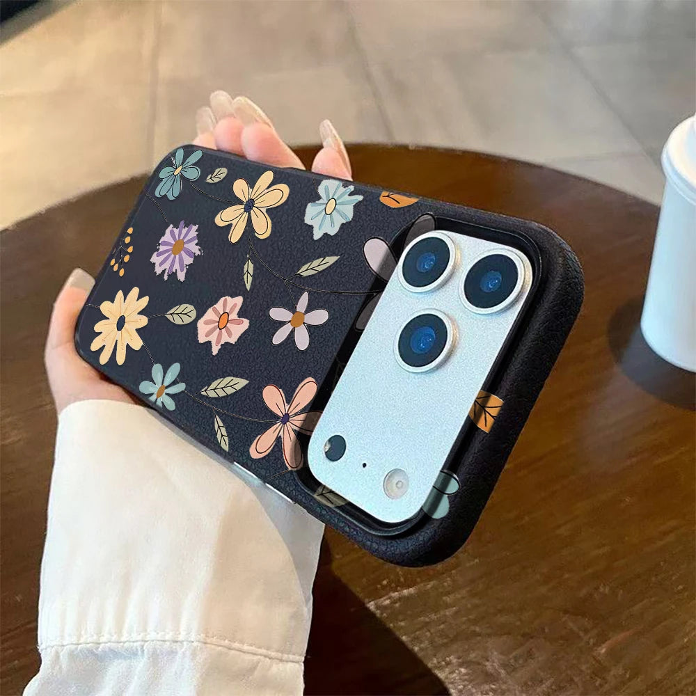 Handyhülle für iPhone 17 Pro Max mit Retro Blumen Design 11