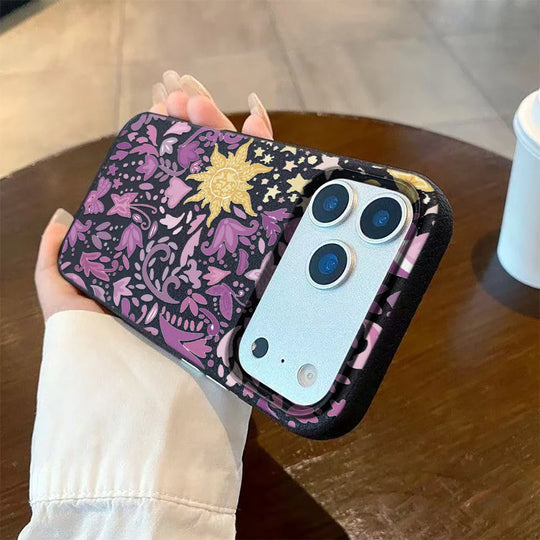Handyhülle für iPhone 17 Pro Max mit Retro Blumen Design 13