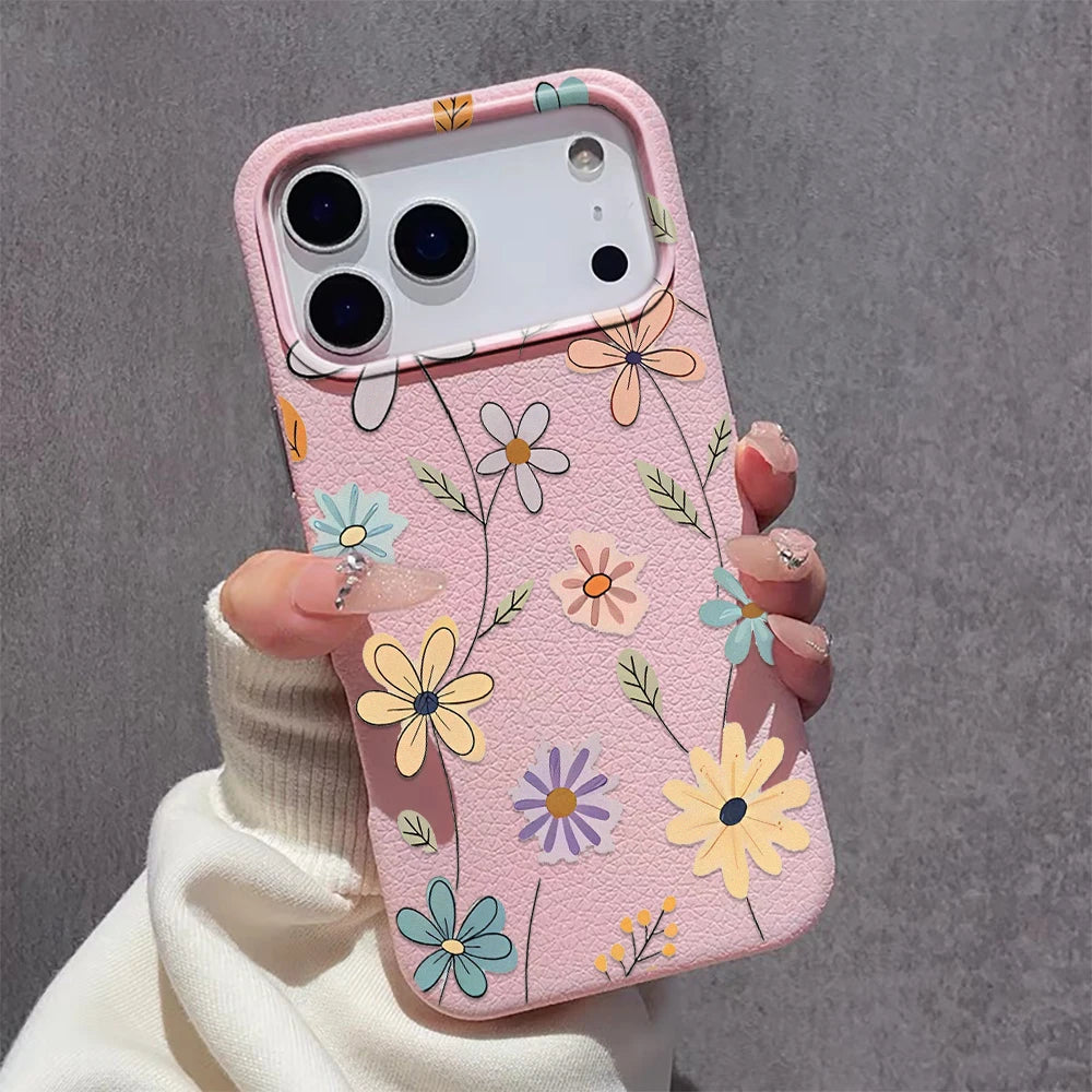 Handyhülle für iPhone 17 Pro Max mit Retro Blumen Design 2