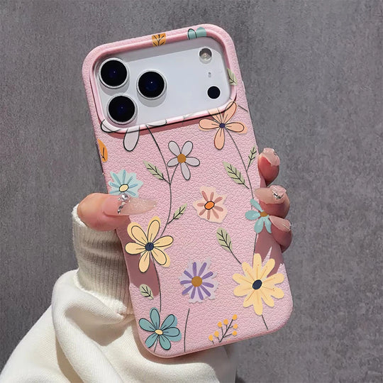 Handyhülle für iPhone 17 Pro Max mit Retro Blumen Design 2