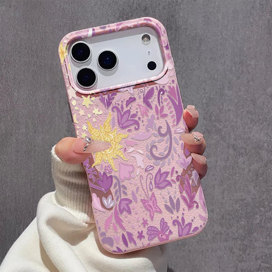 Handyhülle für iPhone 17 Pro Max mit Retro Blumen Design 5