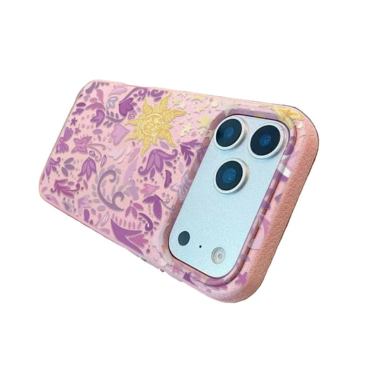 Handyhülle für iPhone 17 Pro Max mit Retro Blumen Design 6