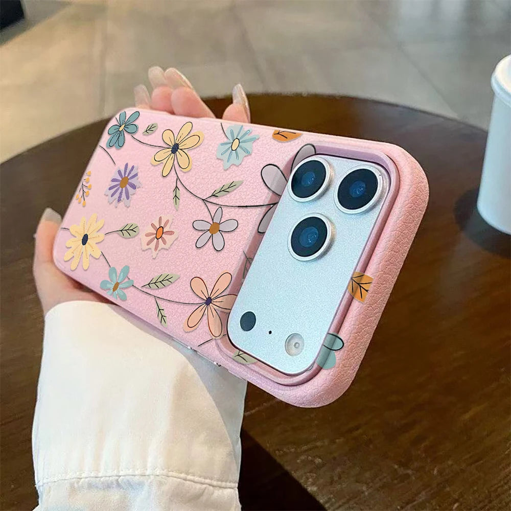 Handyhülle für iPhone 17 Pro Max mit Retro Blumen Design 8