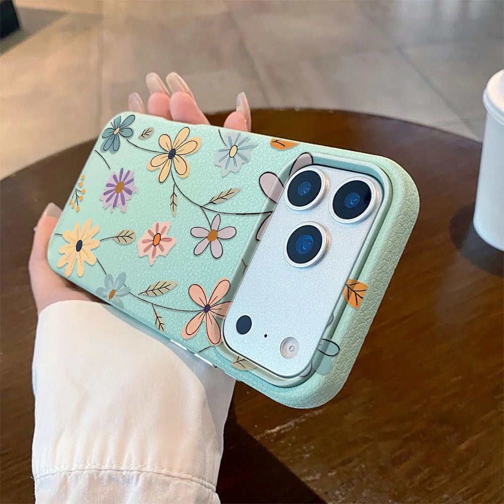 Handyhülle für iPhone 17 Pro Max mit Retro Blumen Design 9