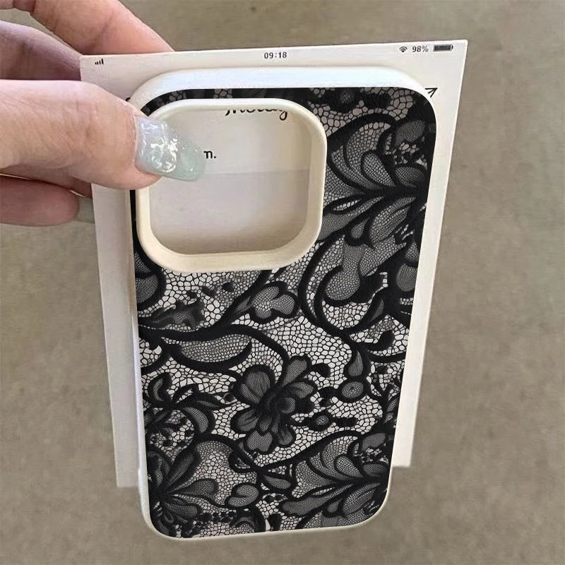 Handyhülle für iPhone 17 mit Spitzenmuster 1