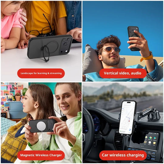 Handyhülle für iPhone mit drehbarem Ständer 5