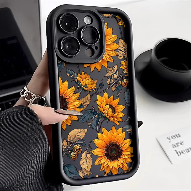 Handyhülle iPhone 14 Blumenmuster Stoßfest Stilvoll Schützend 2