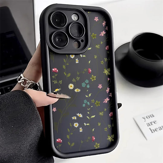 Handyhülle iPhone 14 Blumenmuster Stoßfest Stilvoll Schützend 7
