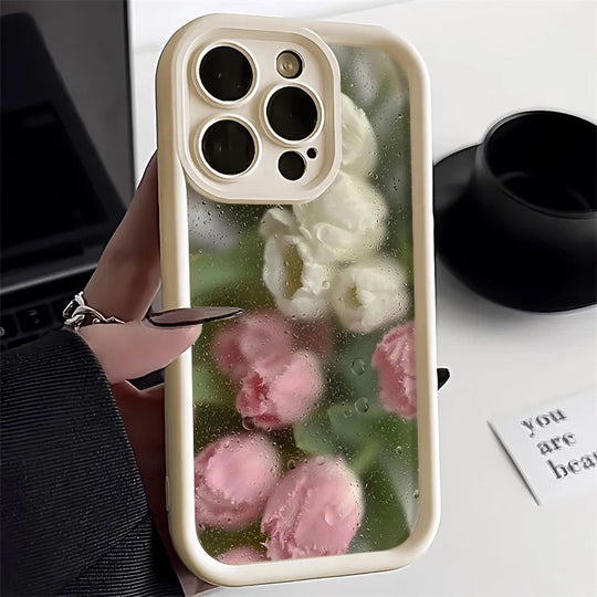 Handyhülle iPhone 14 Blumenmuster Stoßfest Stilvoll Schützend 8