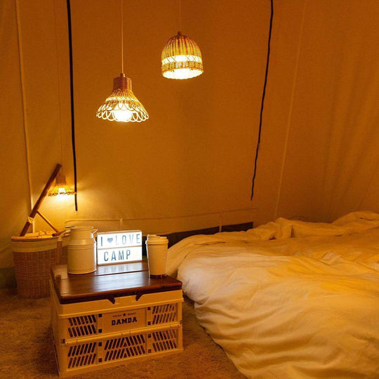 Hängelampe Pendelleuchte für Esszimmer und Wohnzimmer, Handgewebte Hängeleuchte im Boho-Stil 3