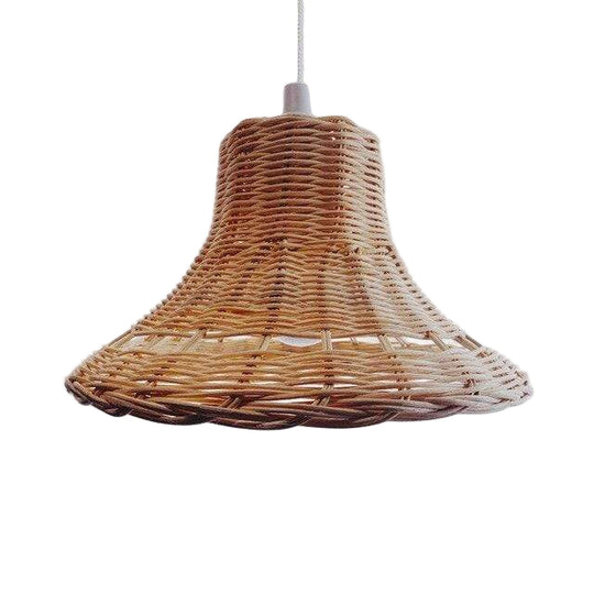 Hängelampe Pendelleuchte für Esszimmer und Wohnzimmer, Handgewebte Hängeleuchte im Boho-Stil 4
