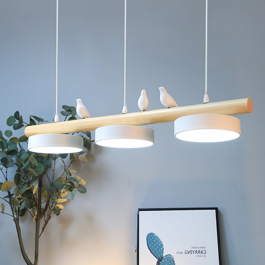 Hängelampe mit Vogel Naturdesign für Innenräume 7