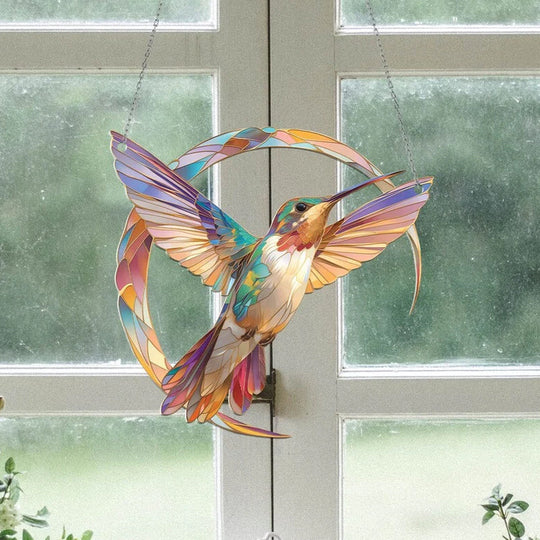 Hängende Fensterdekoration Kolibri-Kristall 5