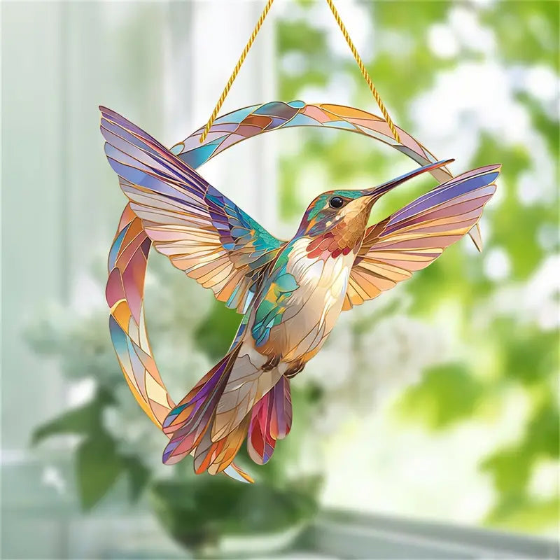 Hängende Fensterdekoration Kolibri-Kristall 6