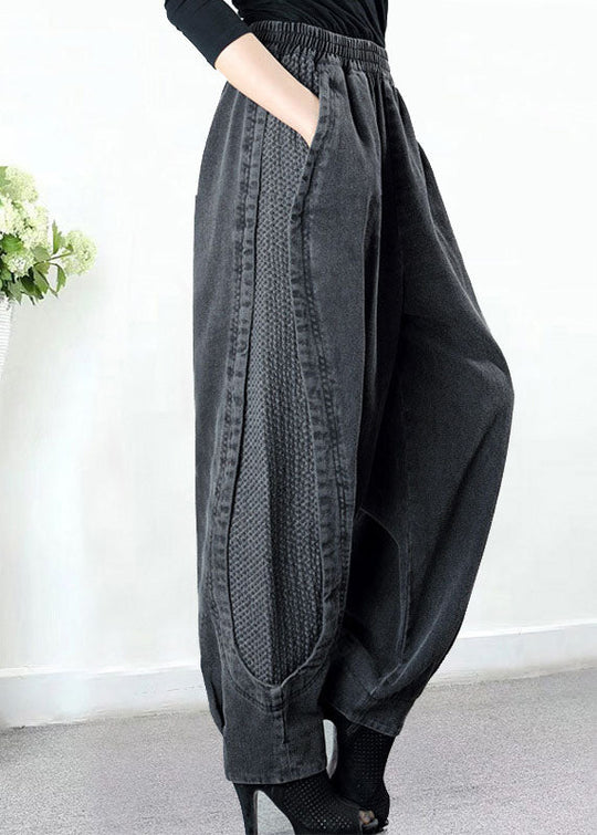 Harem Jeanshose für Damen in Übergröße mit Taschen 0