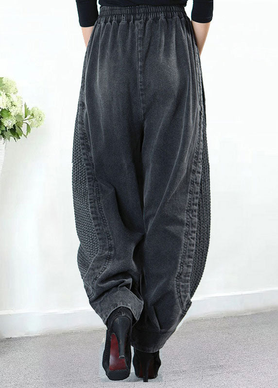 Harem Jeanshose für Damen in Übergröße mit Taschen 2