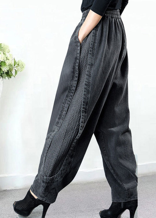 Harem Jeanshose für Damen in Übergröße mit Taschen 3