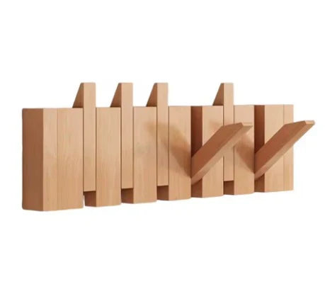 Wandgarderobe mit Magnetischen Klapphaken im Minimalistischen Design