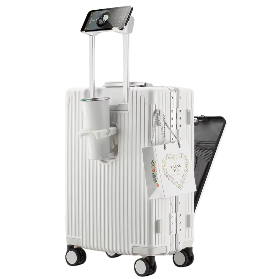 Hartschalen-Handgepäckkoffer Manhattan Pro mit Laptopfach 1