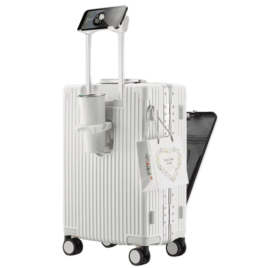 Hartschalen-Handgepäckkoffer Manhattan Pro mit Laptopfach 1