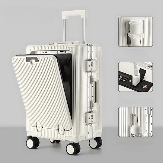 Hartschalen-Handgepäckkoffer Manhattan Pro mit Laptopfach 11