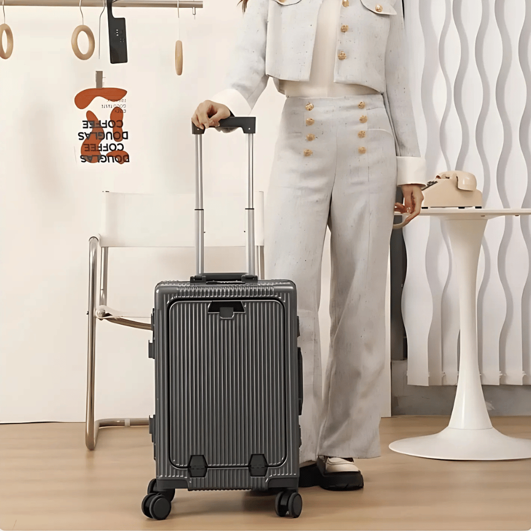 Hartschalen-Handgepäckkoffer Manhattan Pro mit Laptopfach 2