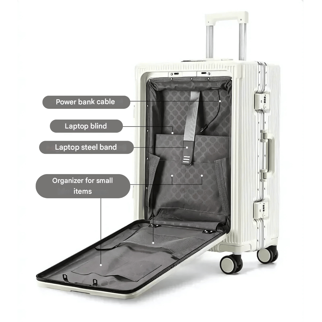 Hartschalen-Handgepäckkoffer Manhattan Pro mit Laptopfach 5