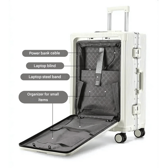 Hartschalen-Handgepäckkoffer Manhattan Pro mit Laptopfach 5