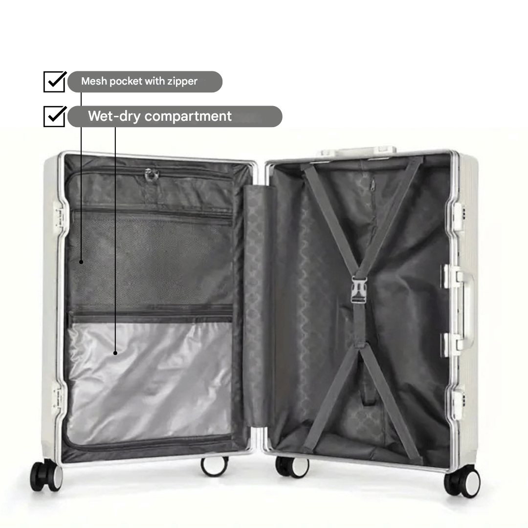 Hartschalen-Handgepäckkoffer Manhattan Pro mit Laptopfach 6