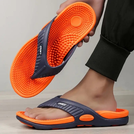 Hausschuhe Herren Damen Sportlich Mit Rutschfester Sohle Und Flexiblem Riemen 0