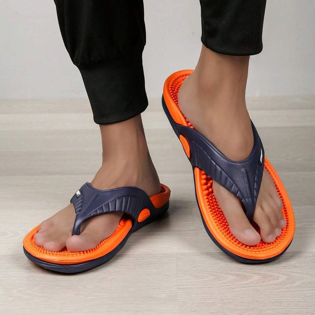Hausschuhe Herren Damen Sportlich Mit Rutschfester Sohle Und Flexiblem Riemen 1