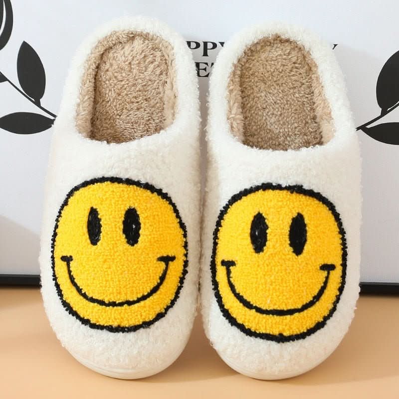 Hausschuhe für Damen mit Smiley-Design 0