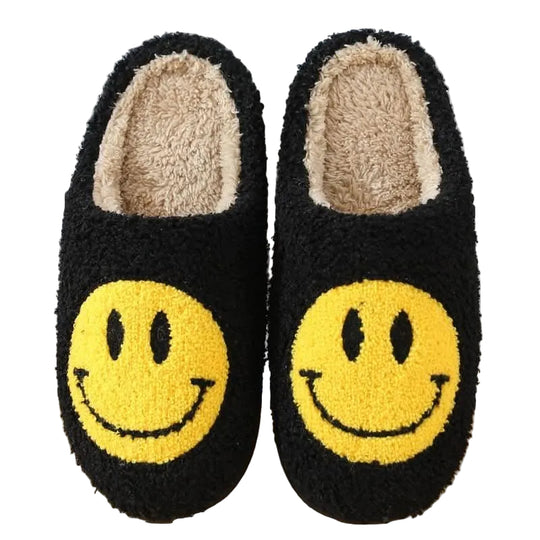 Hausschuhe für Damen mit Smiley-Design 4