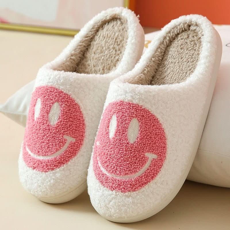 Hausschuhe für Damen mit Smiley-Design 5