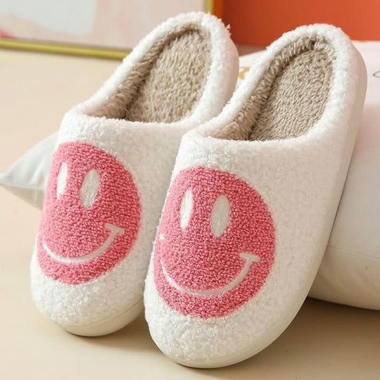 Hausschuhe für Damen mit Smiley-Design 5