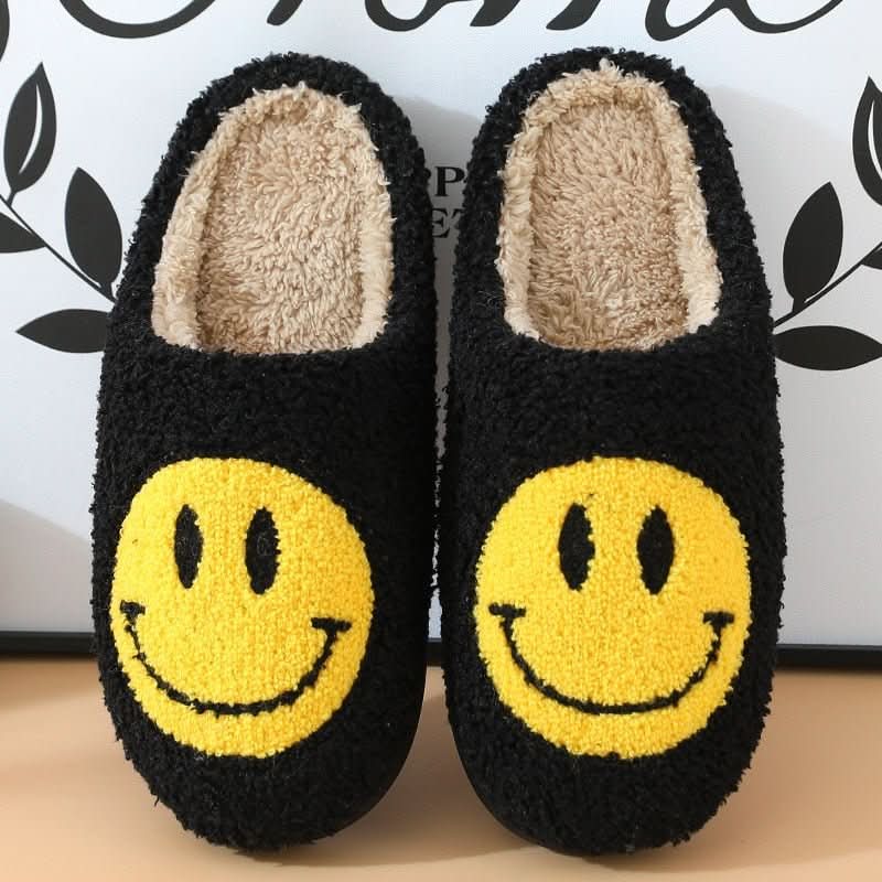 Hausschuhe für Damen mit Smiley-Design 7