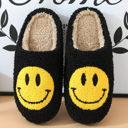 Hausschuhe für Damen mit Smiley-Design 7