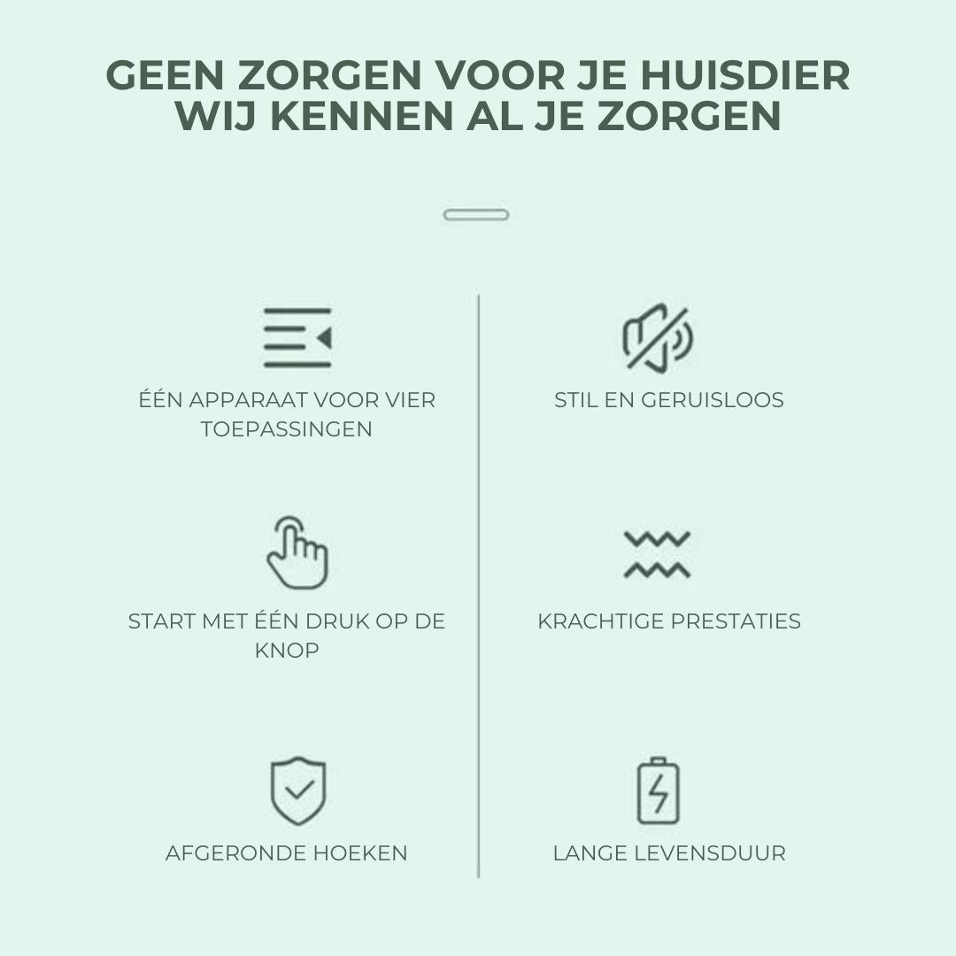 Haustier-Trimmer 4-in-1 für Hunde und Katzen 4