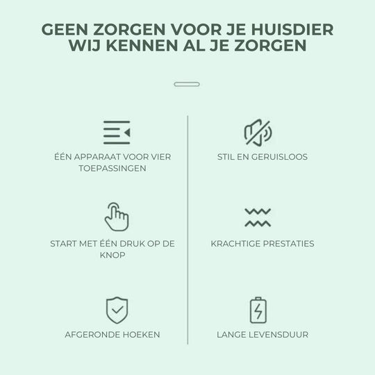Haustier-Trimmer 4-in-1 für Hunde und Katzen 4