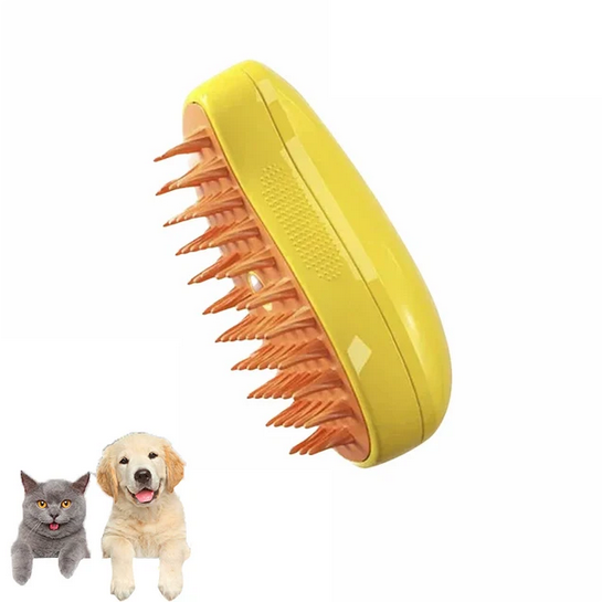 Haustierpflegegerät 3-in-1 Bürste mit Dampffunktion für effektive Fellpflege 0
