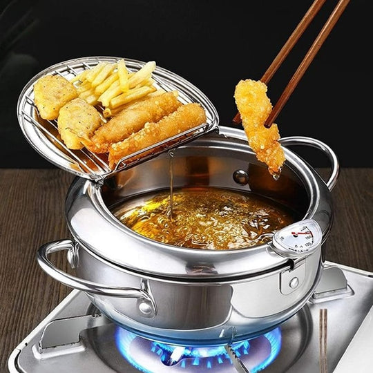 Heißluftfritteuse Mit Integriertem Thermometer Für Perfekte Mahlzeiten 0