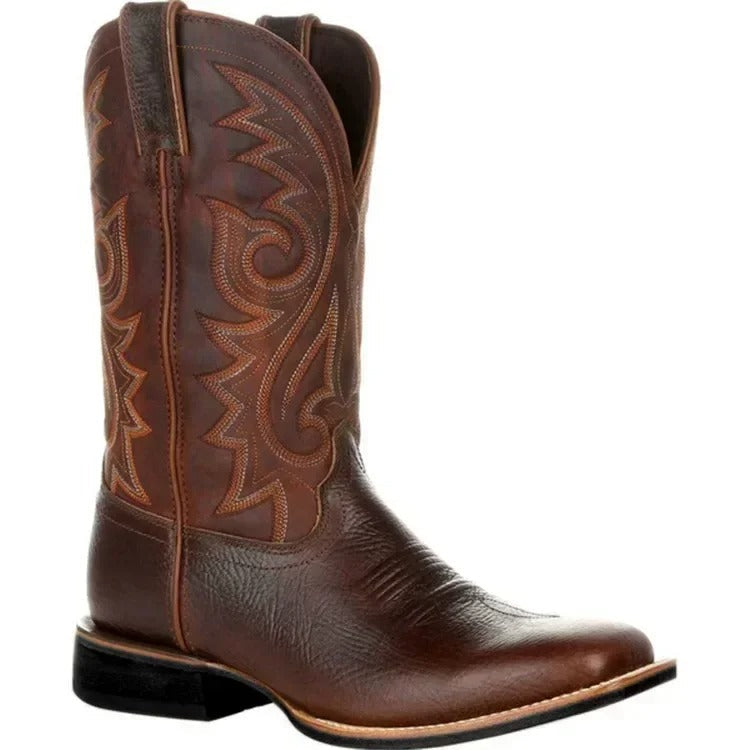 Herren-Cowboystiefel aus Kunstleder 0