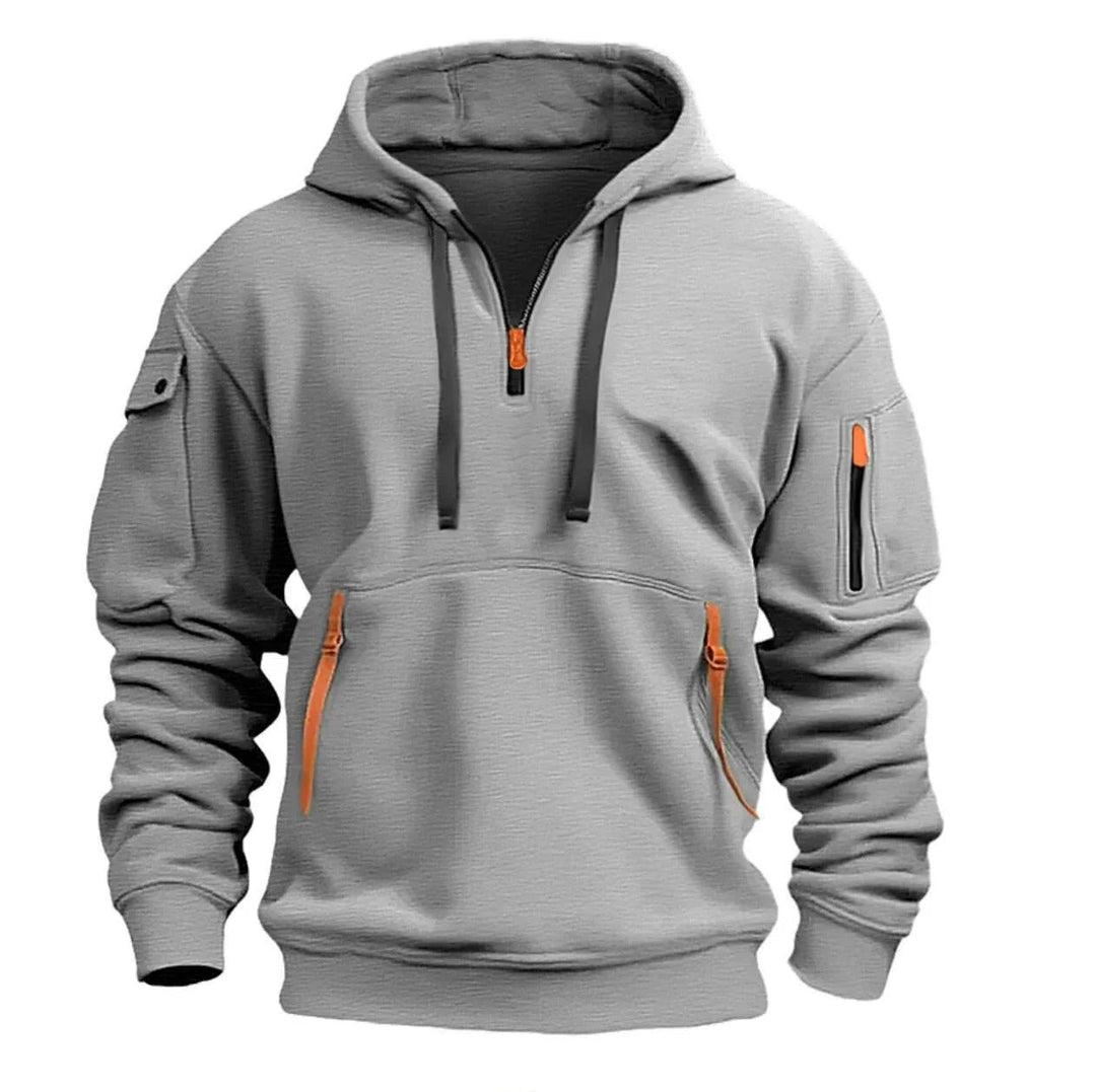 Herren-Hoodie mit mehreren Taschen 3