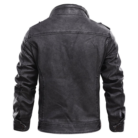 Herren-Lederjacke – Zeitloses Design | PU-Leder 1