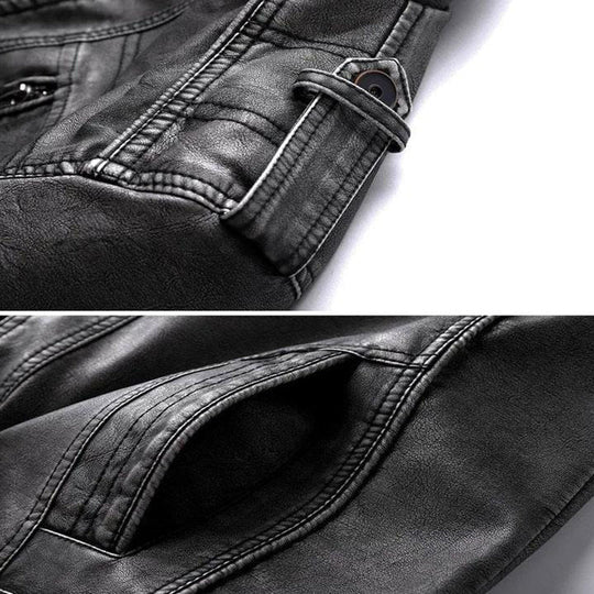 Herren-Lederjacke – Zeitloses Design | PU-Leder 2