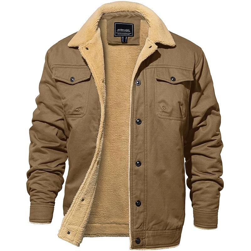 Herren-Shelljacke mit Sherpa-Futter, wasserdicht, Winterjacke 6