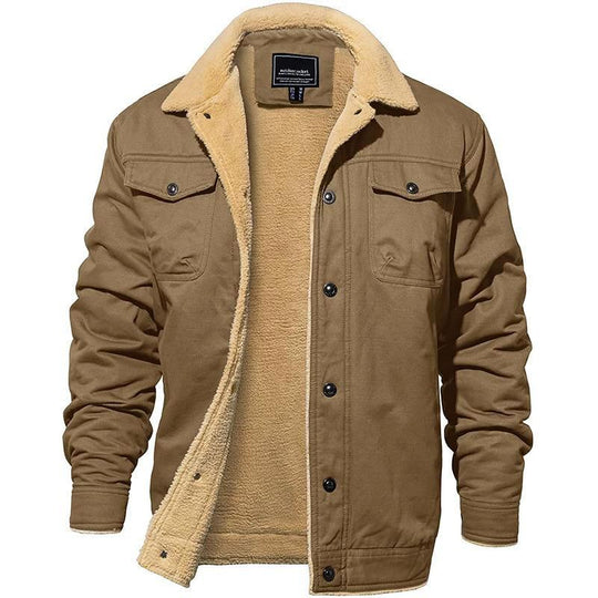 Herren-Shelljacke mit Sherpa-Futter, wasserdicht, Winterjacke 6