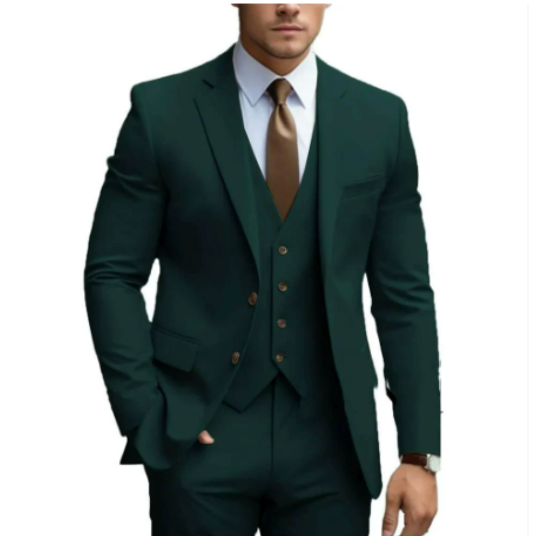 Herren 3-teiliger Anzug für Hochzeiten 1