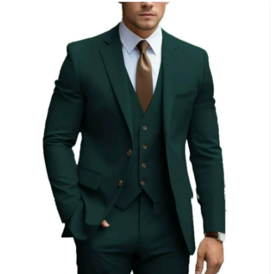 Herren 3-teiliger Anzug für Hochzeiten 1